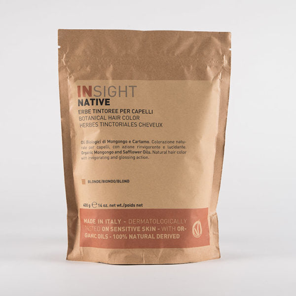 insight native botanical hair color blonde